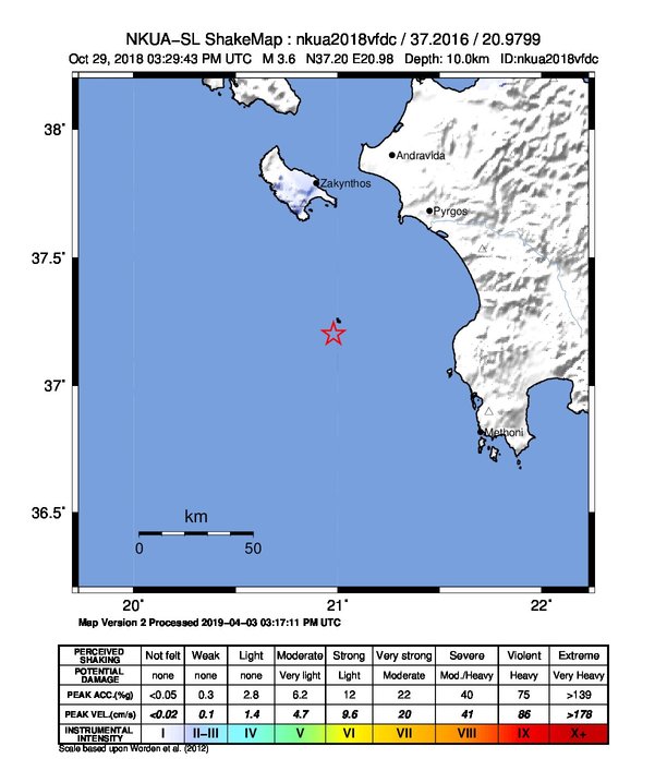 M 3 7 18 10 29 15 29 39 Gmt 73 9 Km Ssw Of Zakynthos Event Information